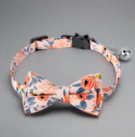 floral-cat-collar-with-bell-peach