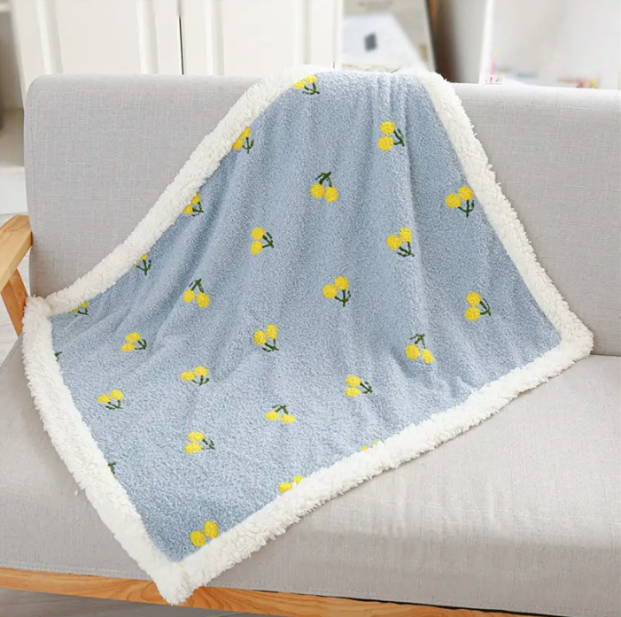 Lemon-print-dog-cat-snuggle-blanket