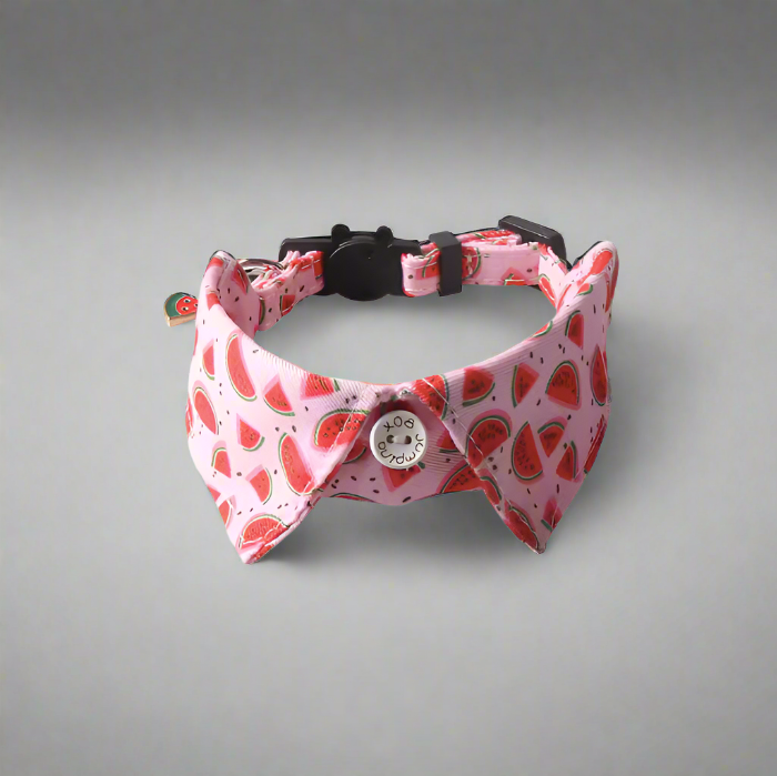 watermelon-print-pet-collar