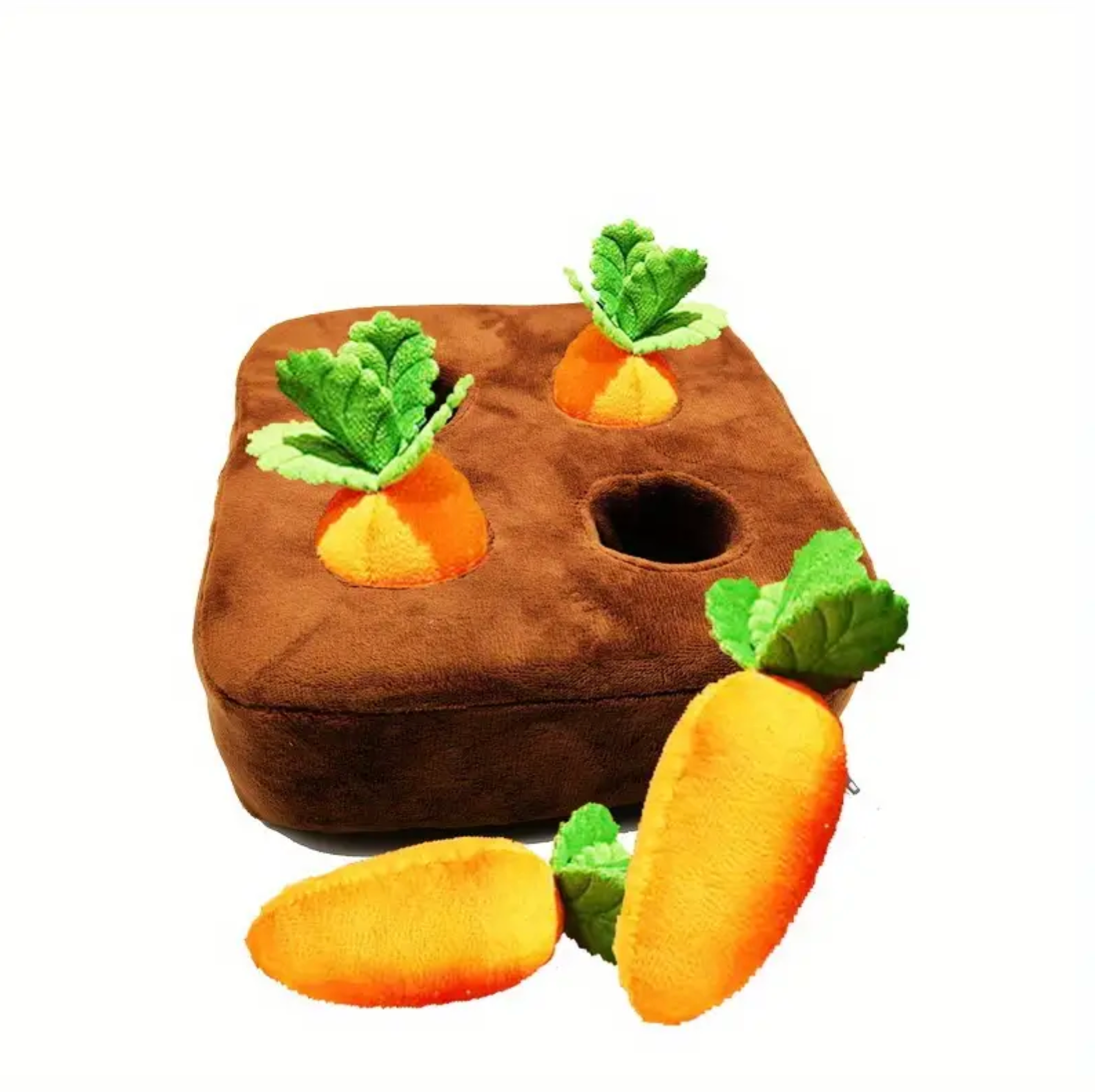 Carrot Plushy Dog Toy